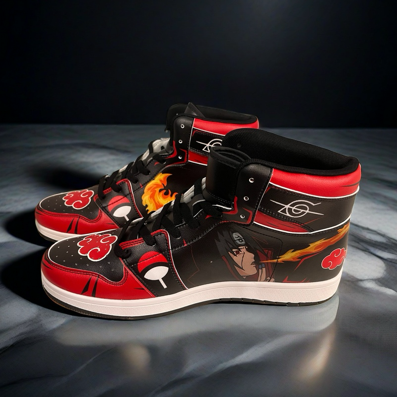 Uchiha Clan Blaze High-Tops