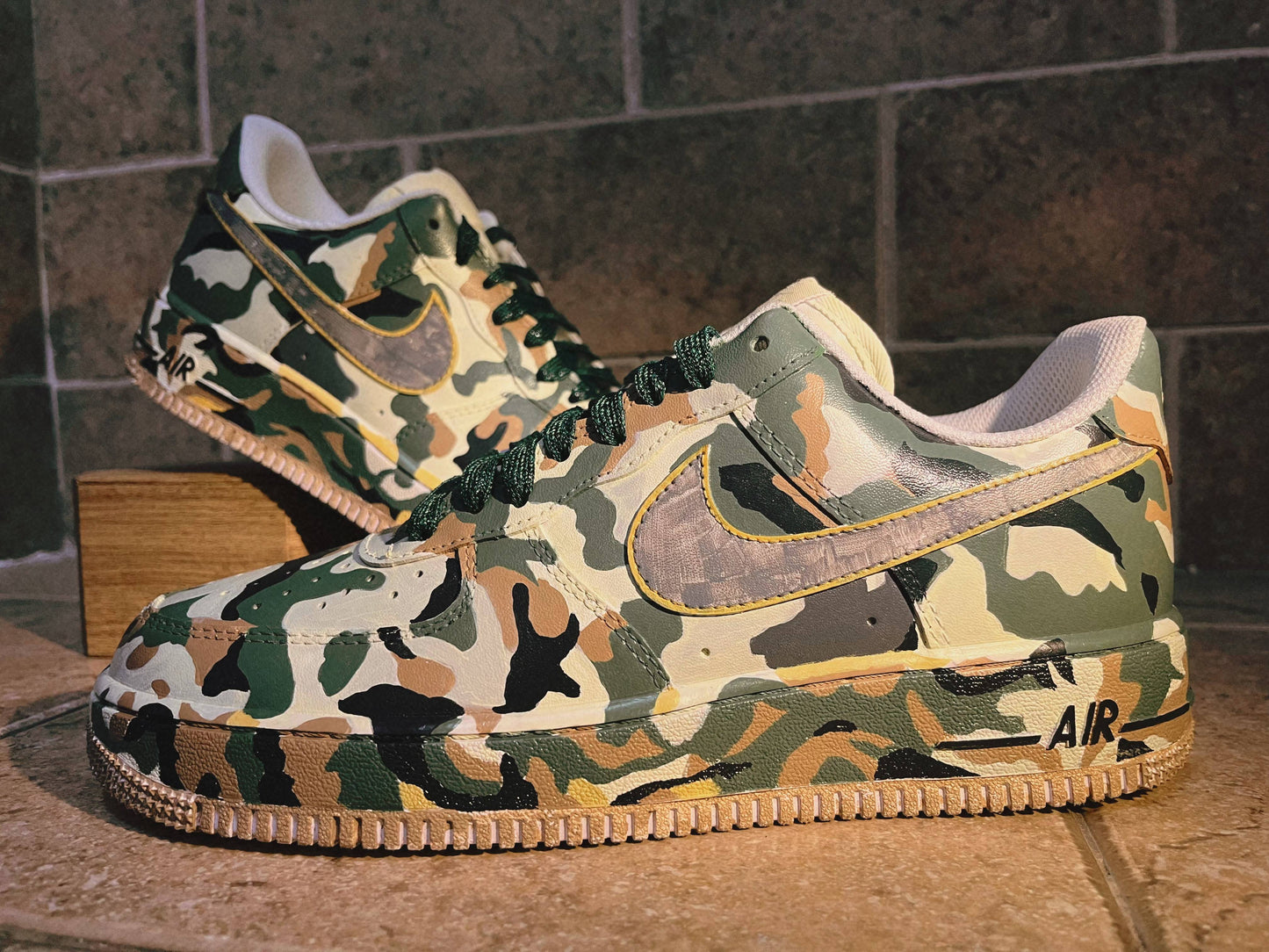 Custom Camoflair Sneakers