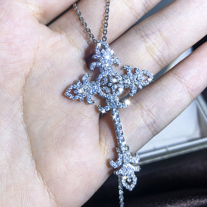 Celestial Cross Necklace