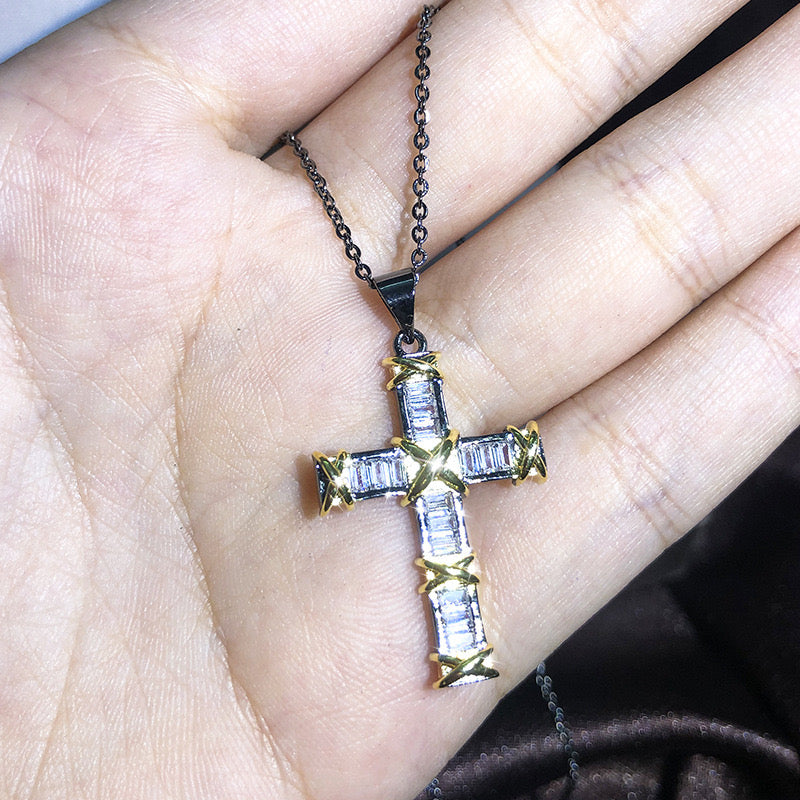 Celestial Cross Necklace