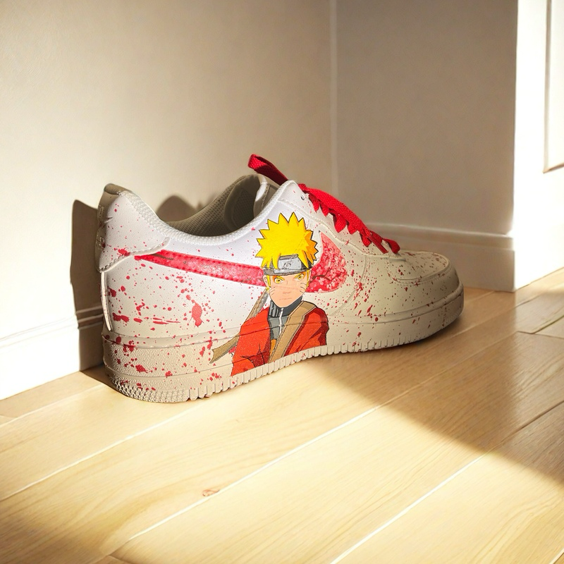 Hand-Painted Sasuke Sneakers