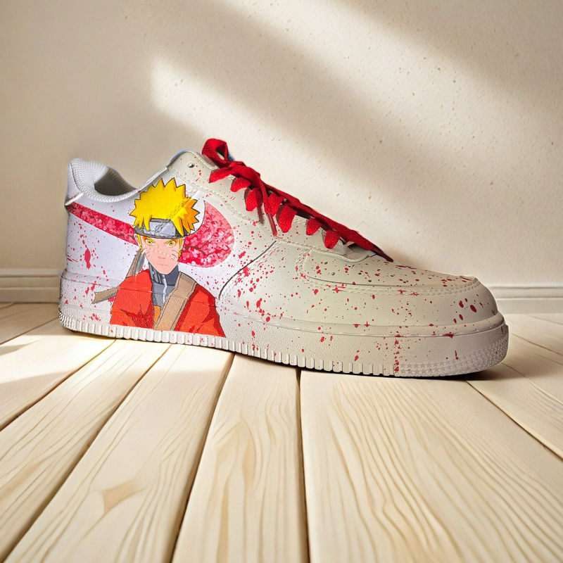 Hand-Painted Sasuke Sneakers