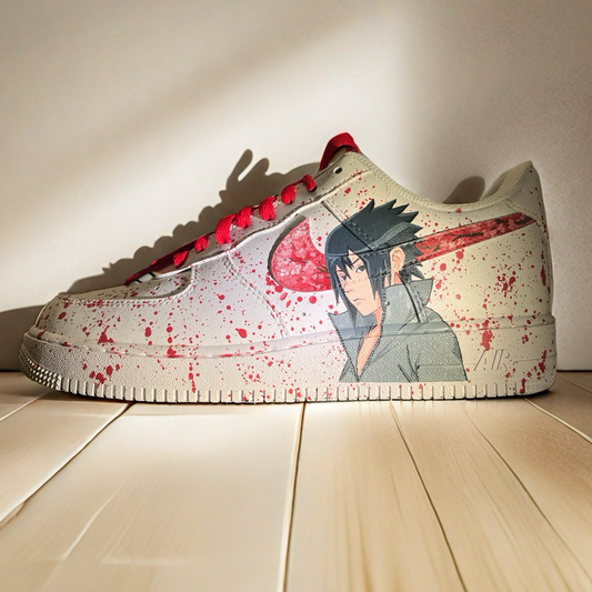 Hand-Painted Sasuke Sneakers