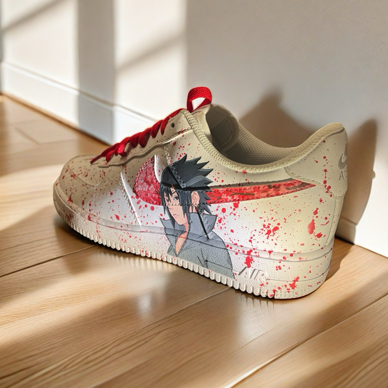 Hand-Painted Sasuke Sneakers