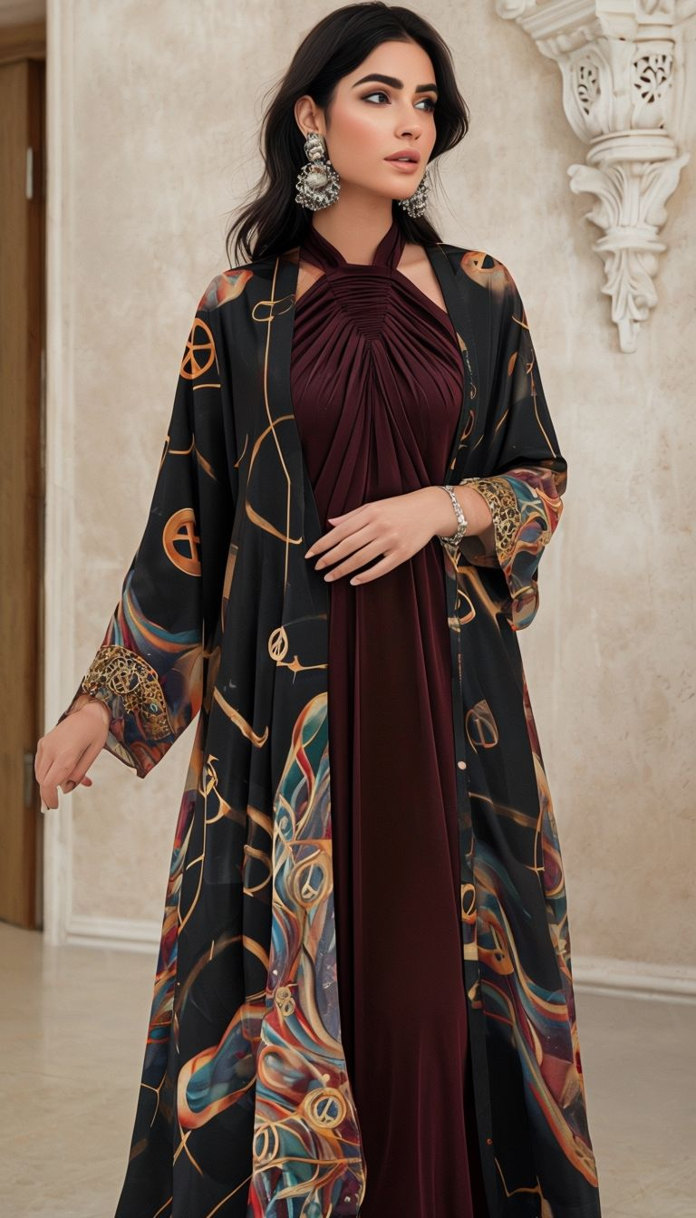 Mystic Boho Black Robe