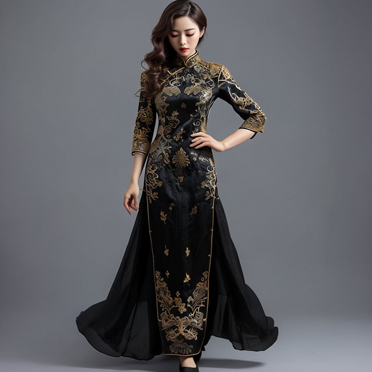 Imperial Grace Evening Gown