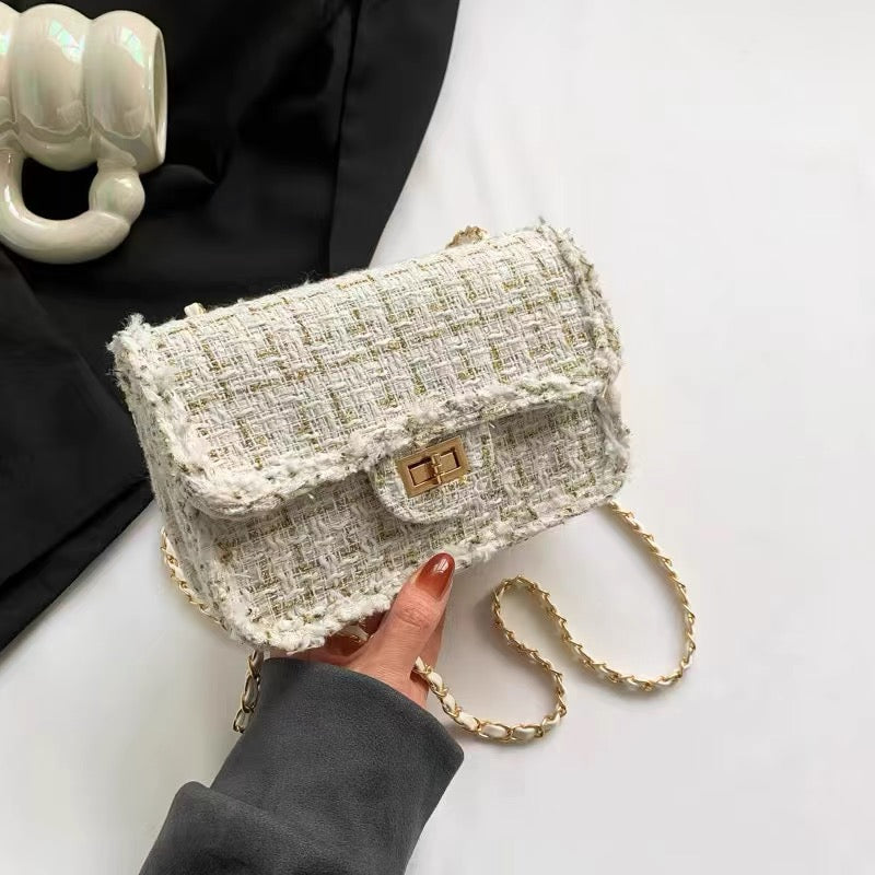 Woven Luxury Mini Handbag