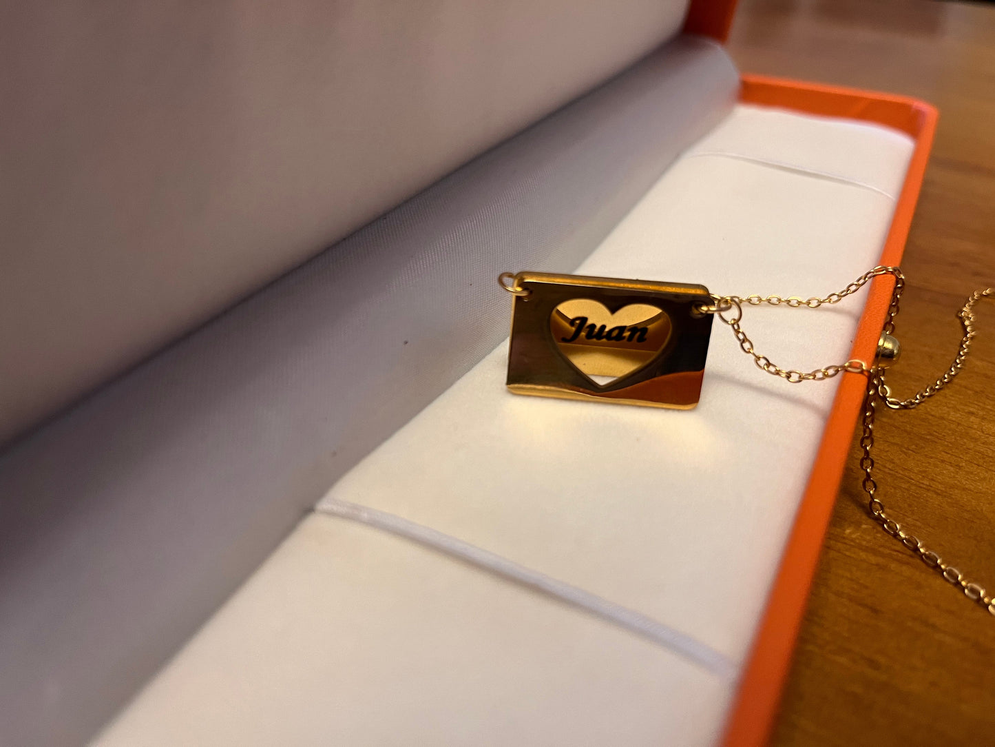 Envelope love letter necklace