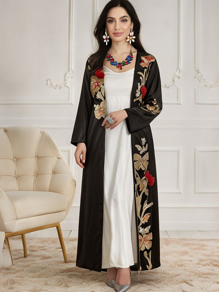 Mystic Charm Embroidered Cloak