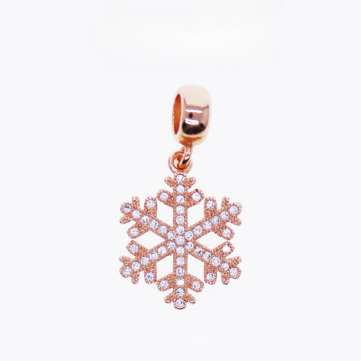 Snowflake diamond necklace